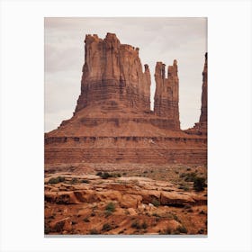 Monument Valley Cliffs Canvas Print
