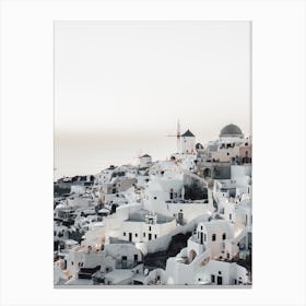 Minimalism In Oia, Santorini Canvas Print