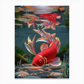 Koi Fish Canvas Print