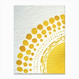 Yellow Sun 1 Canvas Print