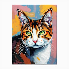 Cat Painting Canvas Print