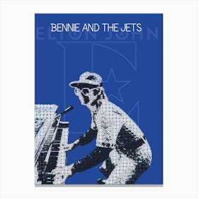Bennie And The Jets Elton John Canvas Print