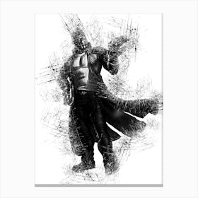 Star Lord Marvel Drawing Canvas Print