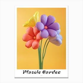 Dreamy Inflatable Flowers Poster Lilac 4 Canvas Print