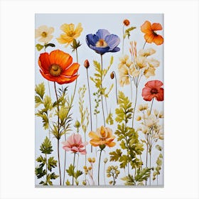 Floral Serenade Canvas Print