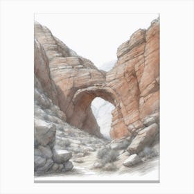 Massive Rock Arch Canvas Print