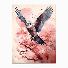 Falcon bird Canvas Print
