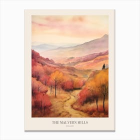 The Malvern Hills England 1 Uk Trail Poster Canvas Print