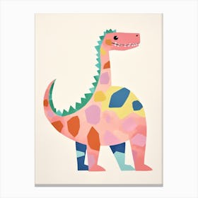 Nursery Dinosaur Art Jobaria 1 Canvas Print