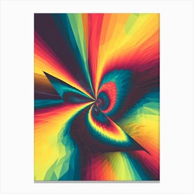 Psychedelic Spiral Canvas Print