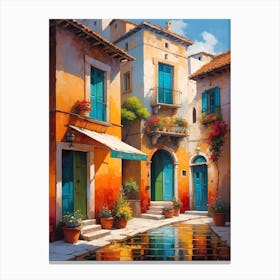 Italian Alley 1 Canvas Print