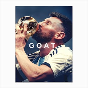 Goat Lionel Messi Canvas Print