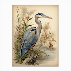 Blue Heron 1 Canvas Print