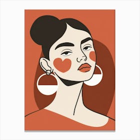 Illustration Of A Woman 29 Canvas Print