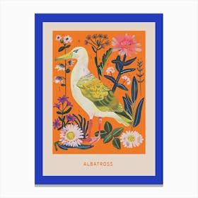 Spring Birds Poster Albatross 2 Canvas Print