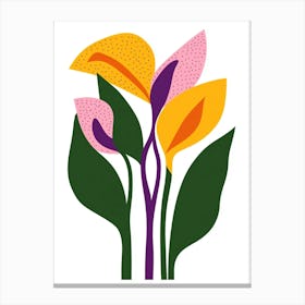 Calla Lilies Canvas Print