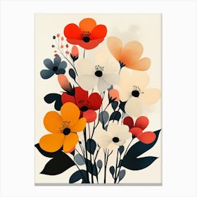 Flowers In A Vase 70 Canvas Print