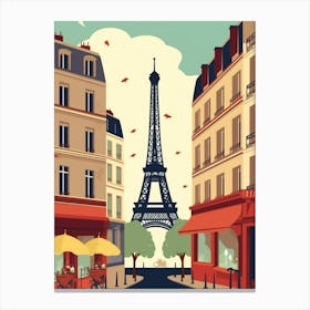 Paris Street Scene Canvas Print