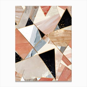 Abstract Geometric Wallpaper Canvas Print