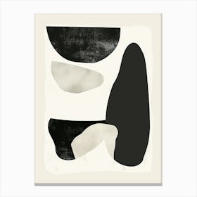 Sacramento Stone Park Bauhaus Minimalist Canvas Print