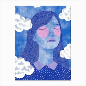 Dreaming Girl 2 Canvas Print