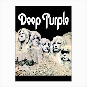 deep purple hard rock band music Canvas Print