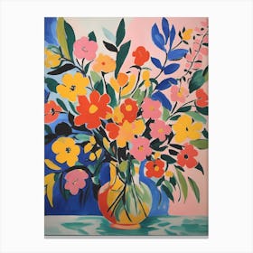 Flowers In A Vase Canvas Print