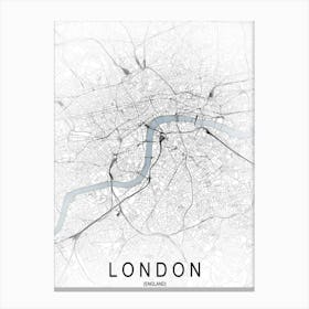 Map LonDon Canvas Print