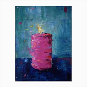 Candle Canvas Print