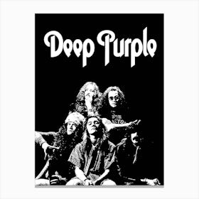 deep purple hard rock band music 4 Canvas Print