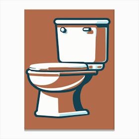 Toilet Canvas Print