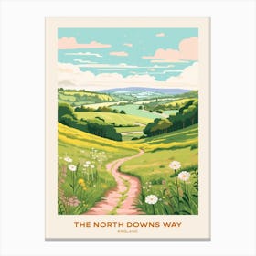 The North Downs Way England 2 Hike Poster Canvas Print