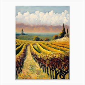 Vineyard Vincent Van Gogh Painting (5) Canvas Print
