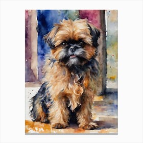 Affenpinscher Dog Canvas Print