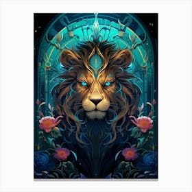 Lion Art 2 Canvas Print
