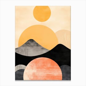 Abstract Landscape Painting Canvas Print