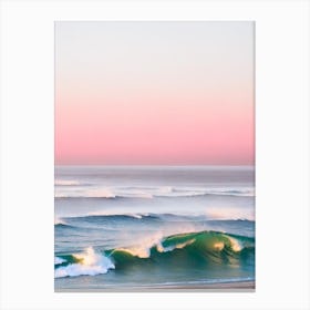 Emu Point Beach, Australia Pink Photography 1 Canvas Print