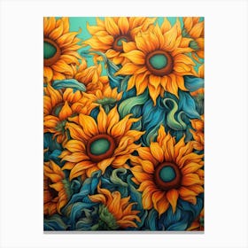 Sunflowers 54 Canvas Print