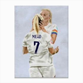 Beth Mead and Leah Williamson England Lionesses Canvas Print