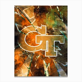 Georgia Tech Yellow Jackets 1 Canvas Print