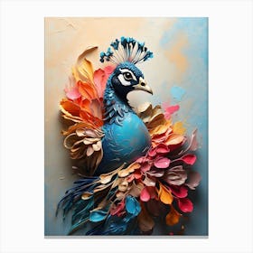 Peacock 21 Canvas Print