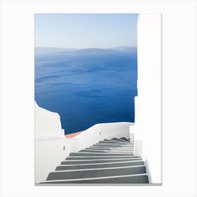 Santorini Stairway Canvas Print