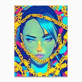 Chained Girl Canvas Print