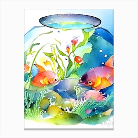 Fish Bowl Canvas Print