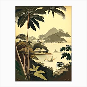 Langkawi Malaysia Rousseau Inspired Tropical Destination Canvas Print