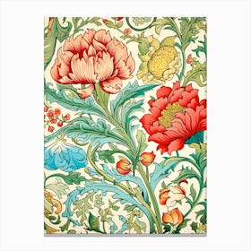 Floral Wallpaper 189 Canvas Print