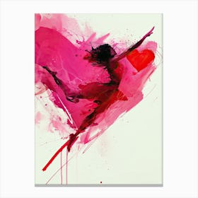 Valentine'S Day, Minimalism Canvas Print