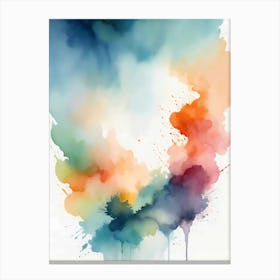 Abstract Watercolor Painting 14 Canvas Print