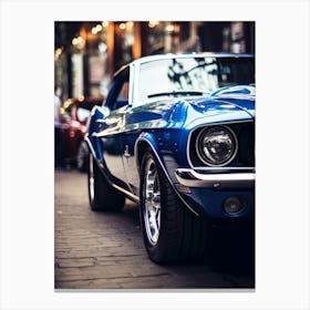 Close Of American Muscle Car 016 Canvas Print
