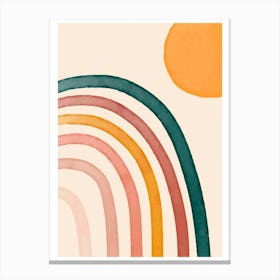 Rainbows Abstract Canvas Print